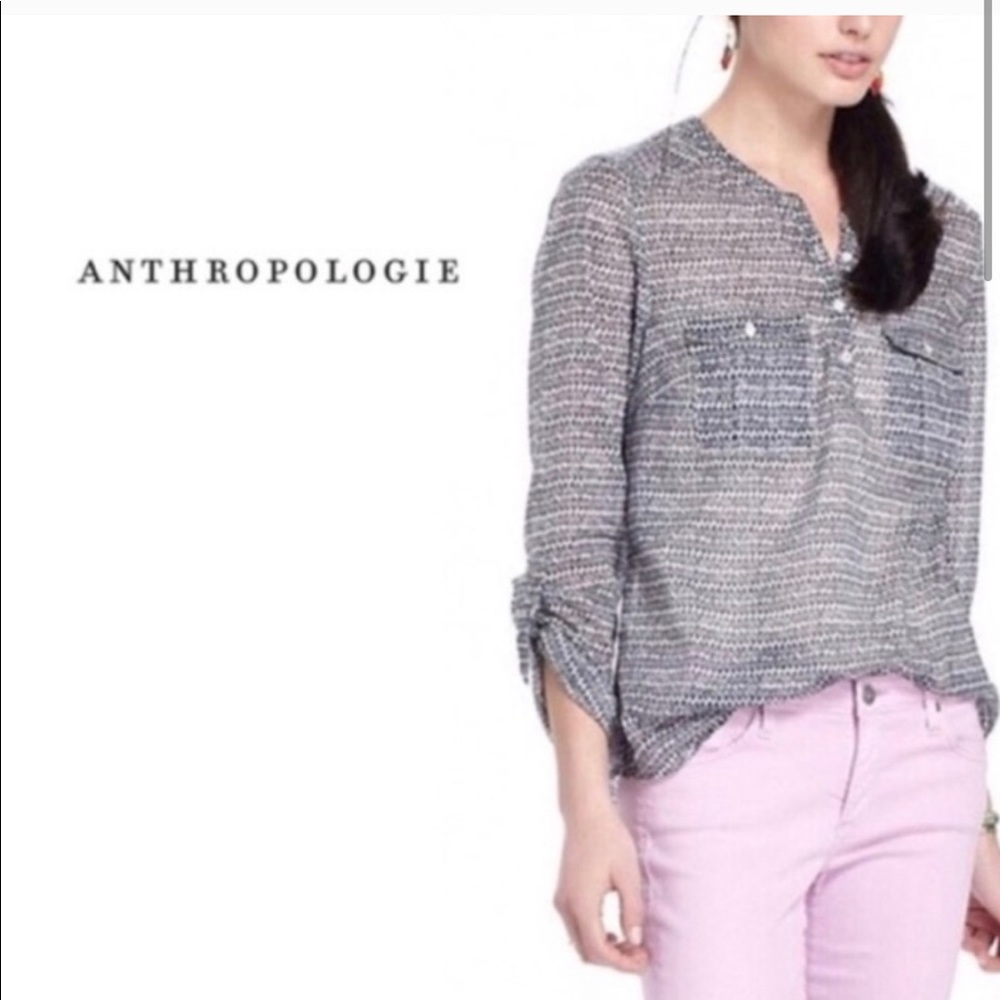 Anthropologie | Holding Horses Henley Blouse